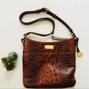 Brown Leather Melbourne Brahmin Purse